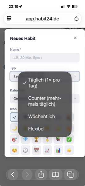 Push-Erinnerung einrichten